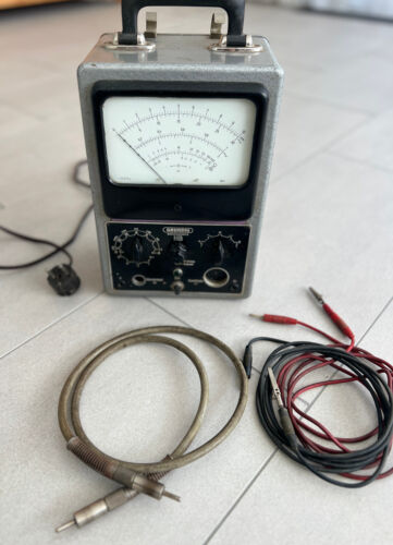 Grundig: historisches Messgerät, Typ 159, Röhrenvoltmeter, H&B - Bild 4 von 5