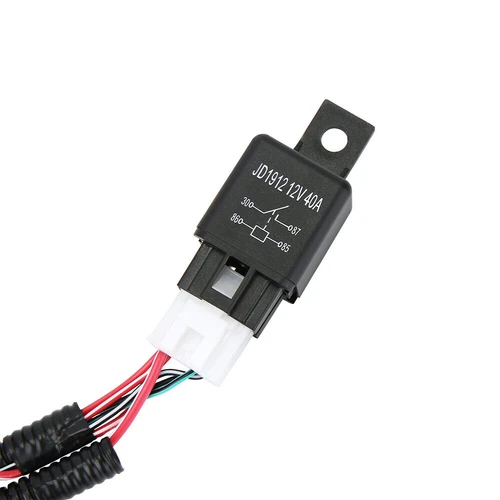 LED 12V 40A Fog Light Lamp H11 Wiring Indicator Switch Harness Socket Wire Relay - Picture 6 of 13