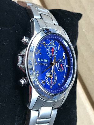 One Piece Anime 20th Anniversary Blue Limited 5000 Men Watch