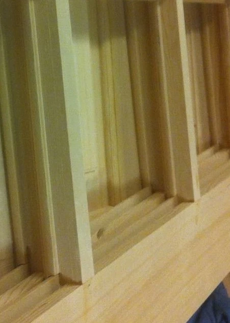 Puertas de garaje de madera 9x8 diseño de casa de carro AmanaDoors modelo 101W8 Foto 4 de 4