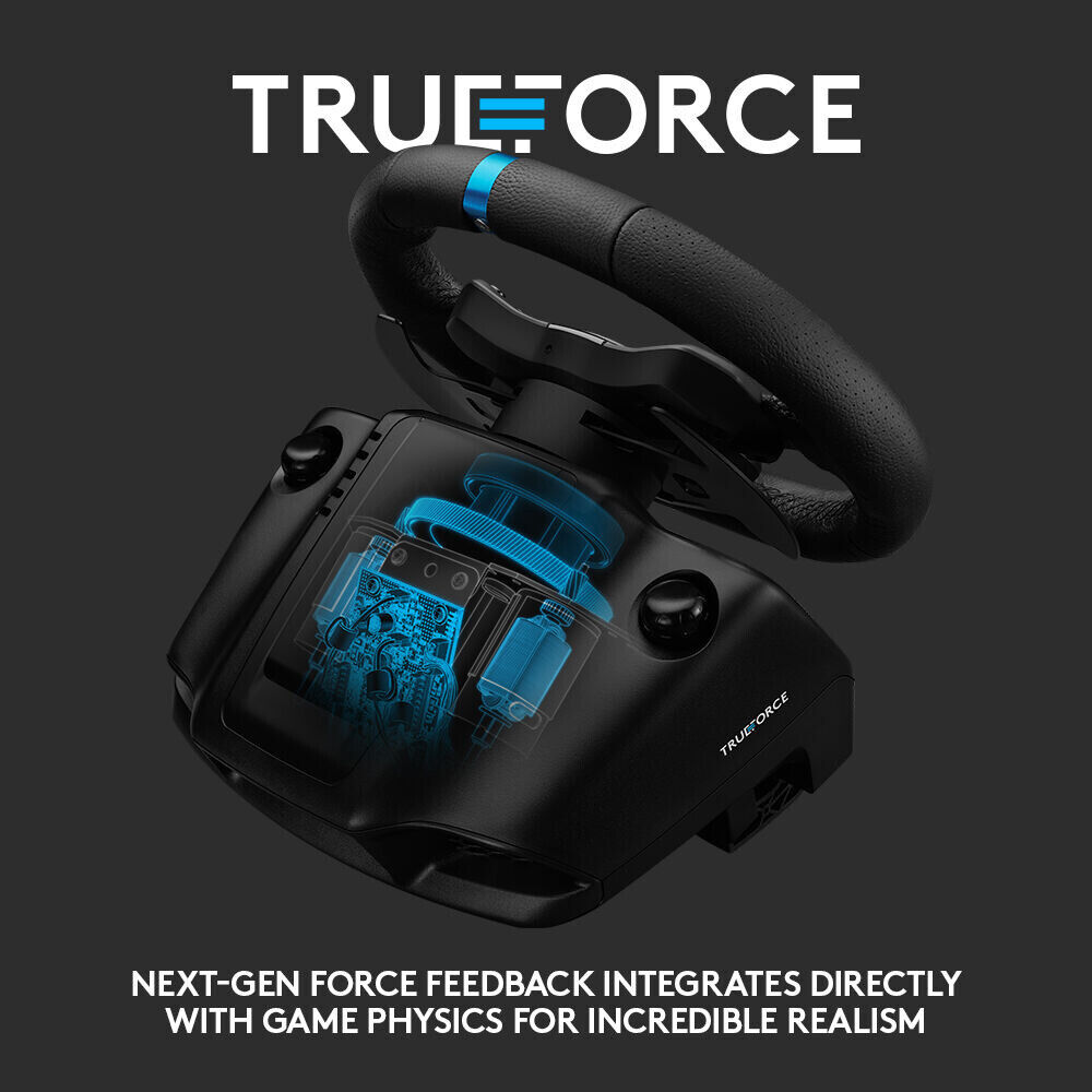 Volante Gamer Logitech G923 para PS5, PS4 e PC TRUEFORCE e Pedais  Responsivos