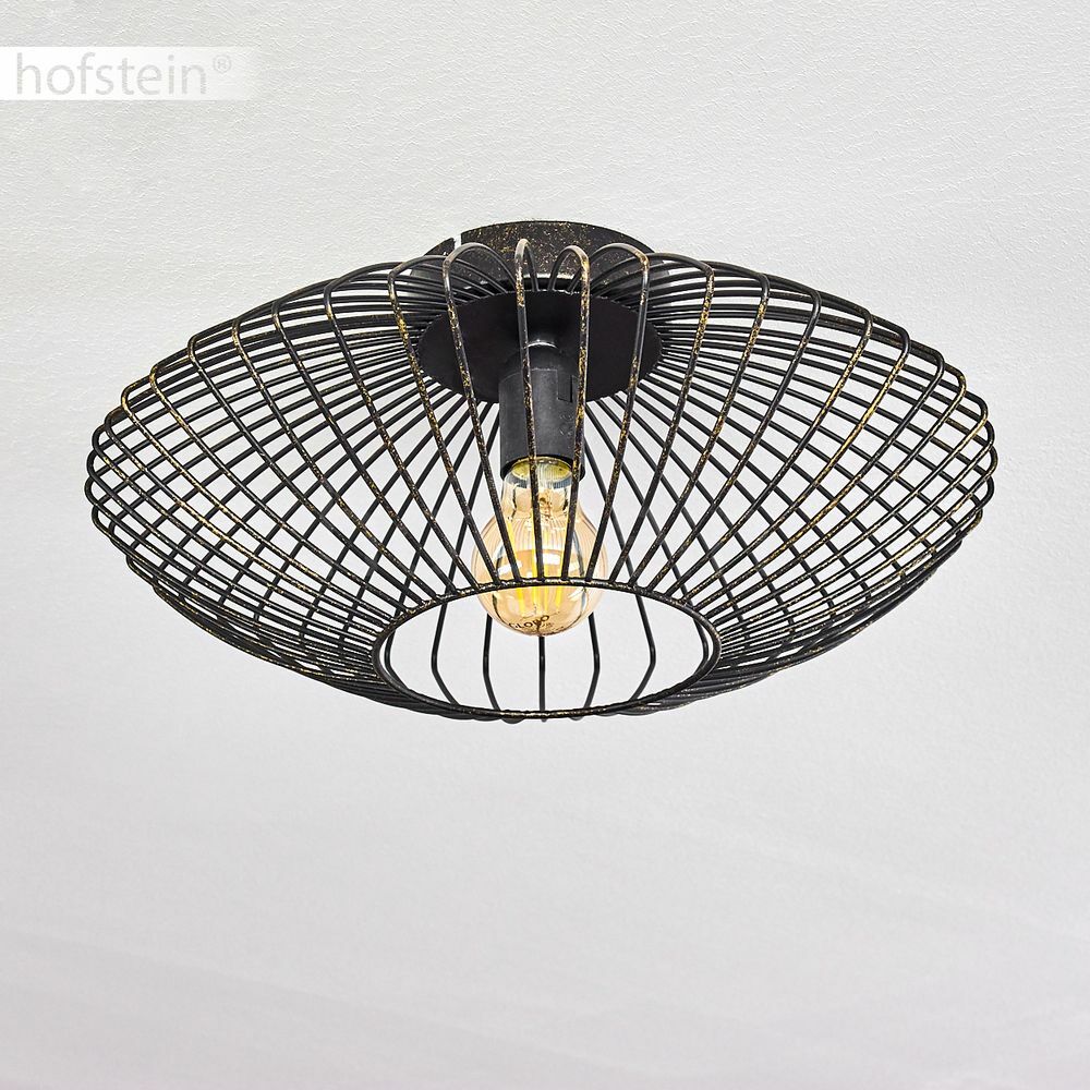 VidaXL Plafonnier avec Perles Rond Lampe Suspendue Lustre Luminaire