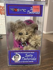 NSYNC Collectible 2000 Limited Edition Rare Bear JUSTIN TIMBERLAKE