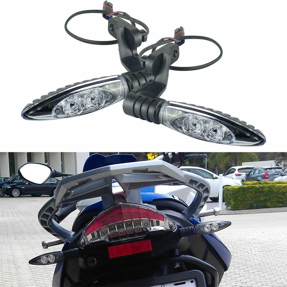Moto LED Clignotants Arrière Indicateur Clair Pour BMW R1200GS S1000RR F800GS MS - Photo 1/4