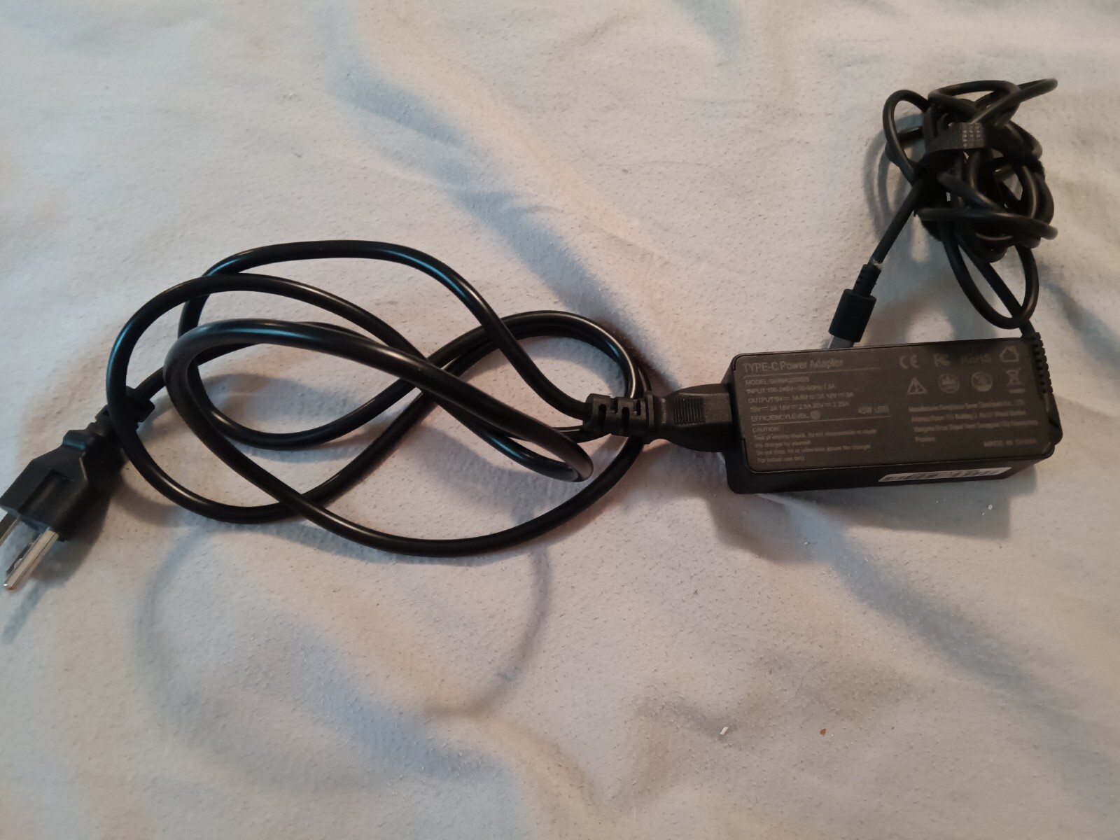 DongGuan Simer SK90A200225 45W USB Type C Power Adapter for Chrome Book X360