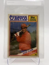 1988 Topps Revco Jack Clark Baseball Card #4 Mint FREE SHIPPING