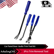3PCS Auto Trim Clip Remover Tool Removal Pliers Fastener Door Panel Retainer Set