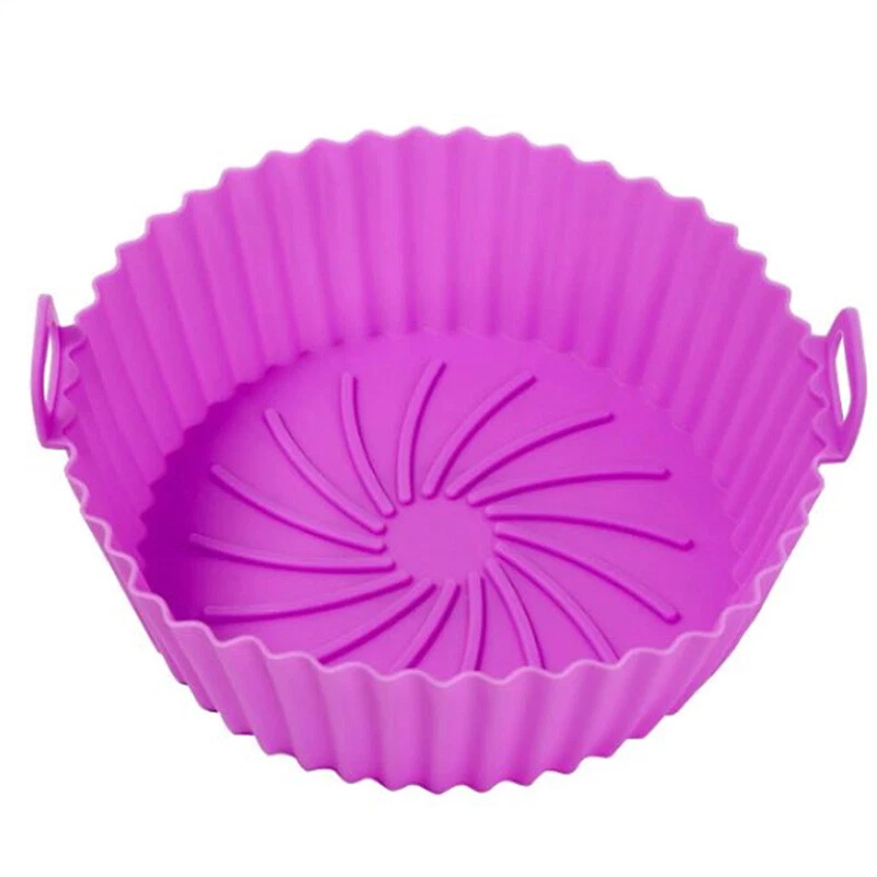 Air Fryer Silicone Pot Mat Oven Pan Reusable Tray Kitchen Baking Accessories