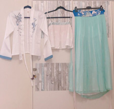 traditionelle chinesische Kleidung Hanfu 3er set Gr 36 34 Kostüme  Cosplay