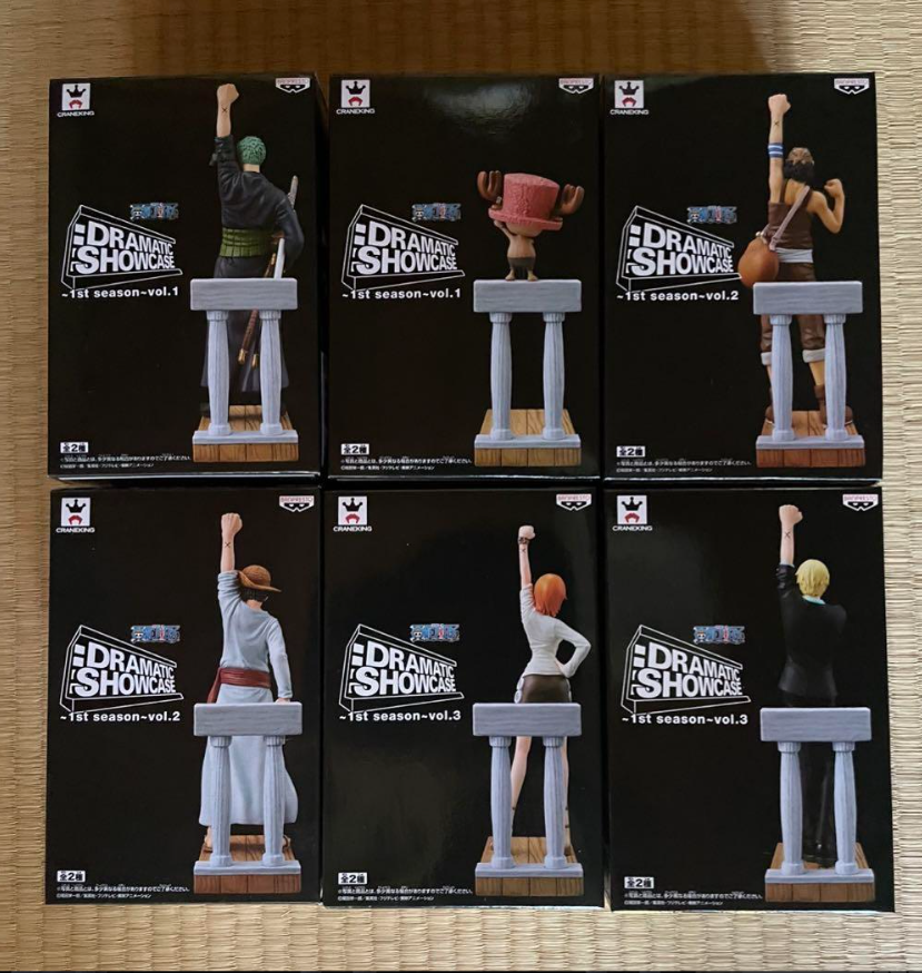 One Piece DRAMATIC SHOWCASE 1st season vol.1 Figures All 6