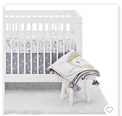 cloud island crib bumper