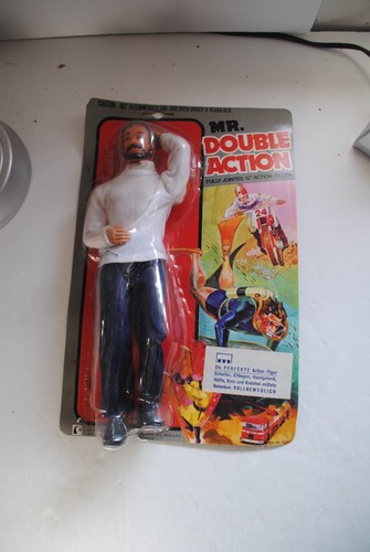 GI JOE KNOCK-OFF MR DOUBLE ACTION LJN TOYS VINTAGE 12 INCH ACTION FIGURE,moc ! - Picture 1 of 5