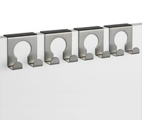 TüRhaken-Set Aus Mattiertem Edelstahl Haken Kleiderhaken TüRgarderobe 4-Teilig