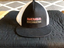 Iron maiden, trucker hat Legacy of the beast tour merchandise