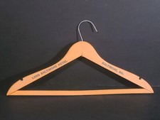 Vintage Lord Baltimore Hotel Maryland Wood Clothes Hanger