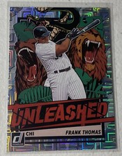 2021 Donruss Frank Thomas Silver Vector Holo Unleashed Parallel #UNL26 White Sox