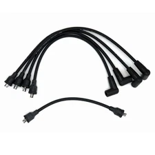 Spark Plug & Ignition Wire Set for IH Farmall Cub, A, B, C, H, M, 100, 200, 300,