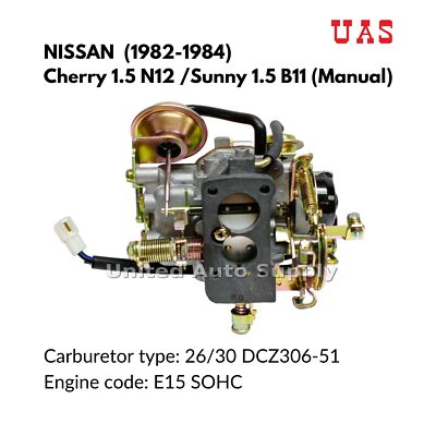 Hitachi Carburetor Original For Nissan Cherry N12 Sunny 1.5