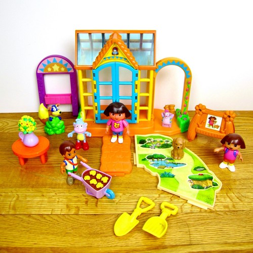 LOT- Dora The Explorer Sets! 60 Pieces! Nursery Stable Greenhouse + Many Extras! - Picture 5 of 12