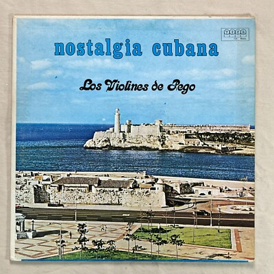 ORQUESTA VIOLINES DE PEGO Nostalgia Cubana 1974 Vinyl LP Teca LIS-739 - VG