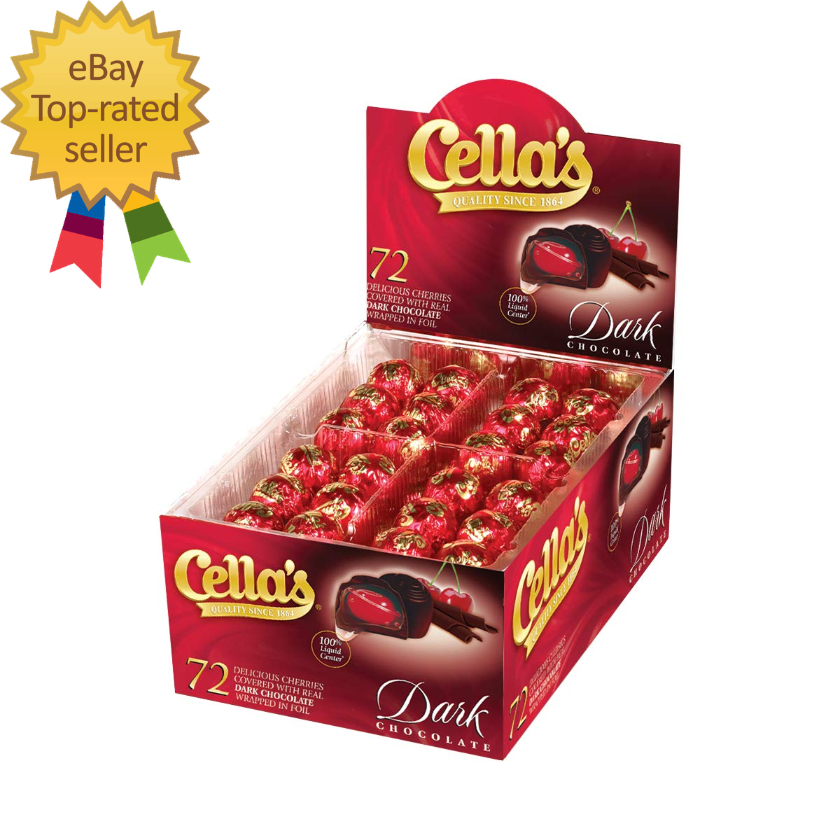 Dark Chocolate Covered Cherries Premium Cherry Cordial Candies