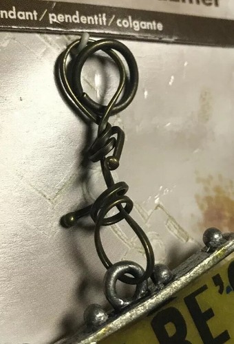 Industrial Chic By Susan Lenart Kazmer Shield Pendant Steam Punk Statement - Picture 5 of 5