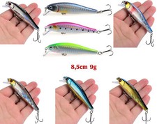 Crankbait Pike Fishing Tacle Lure Floating Hard Bait Minnow 85mm 9g Xmas Gift