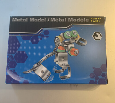 Metal Model ROBOT Build Kit Ages 6+ Educational Fun Toy