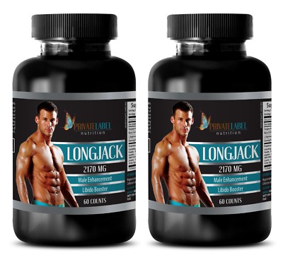 LONGJACK - Male Enhancement Formula. Extra Strength. Sex Drive (2 Bottles)