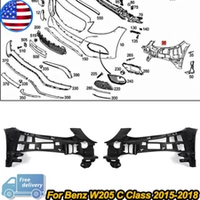 For 2015-2018 Mercedes Benz C300 Front Left and Right Upper Bumper Retainer Set