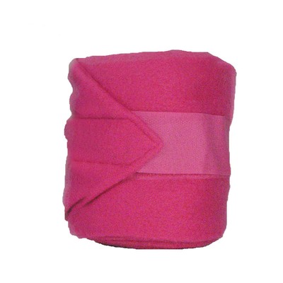 Horse Polo Leg Wraps For Horses Polos Set of 2 Dark Pink Cheetah