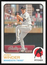 2022 Topps Heritage High Number Josh Winder RC #621 Minnesota Twins