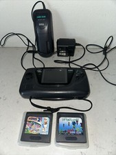 SEGA Game Gear Model 2110 Plus Battery Pack Parts Only With Games READ 