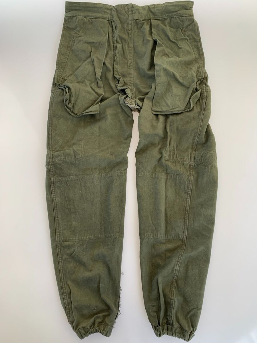 VTG Old French TTA M47 Military Cargo Pants Algeria Army VTG Old French TTA M47 Military Cargo Pants Algeria Army