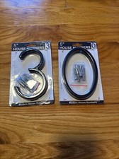 House Numbers For Outside Modern 5 Inch Floating House Numbers With Nail Kit 3 0