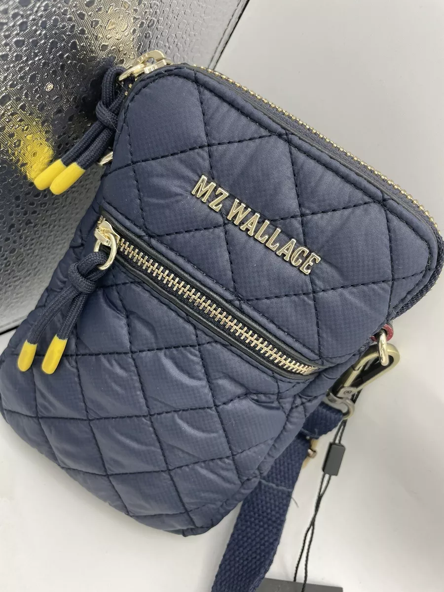 MZ WALLACE Navy MICRO CROSBY Crossbody original beaded & Nylon  Replacement Strap