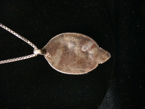 Vintage Sterling Silver Lapis Lazuli Southwestern Necklace. Make Offer! #2604 - Picture 3 of 6