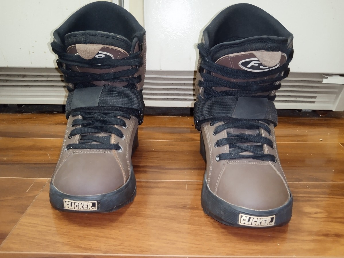 Vintage K2 Clicker Step-in Snowboard Boots Men's Size 6 US Rare