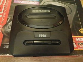 Sega Genesis Boxed Console Model 2 System With 11 games 2 Controller Bundle