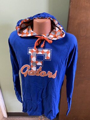 Florida Gators NCAA Pressbox Ladies Pullover Hoodie ( Pepper) Size medium
