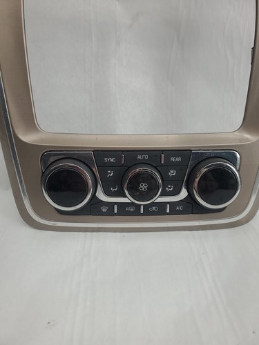 13-2016 GMC Acadia AC Heater Temperature Climate Control Faceplate 23140661 OEM - Picture 4 of 9