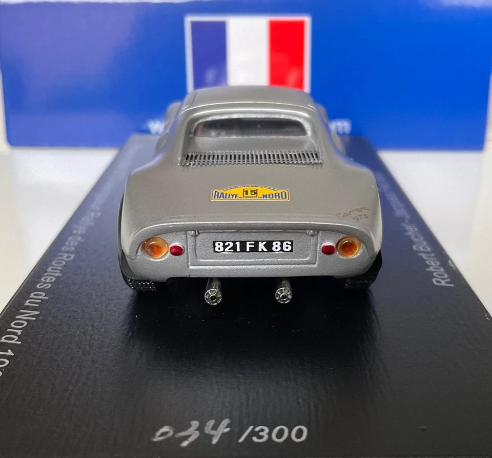 Porsche 908 GTS n.15 Winner Rally Route du Nord 1966 1/43 Spark SF168 - Immagine 3 di 4