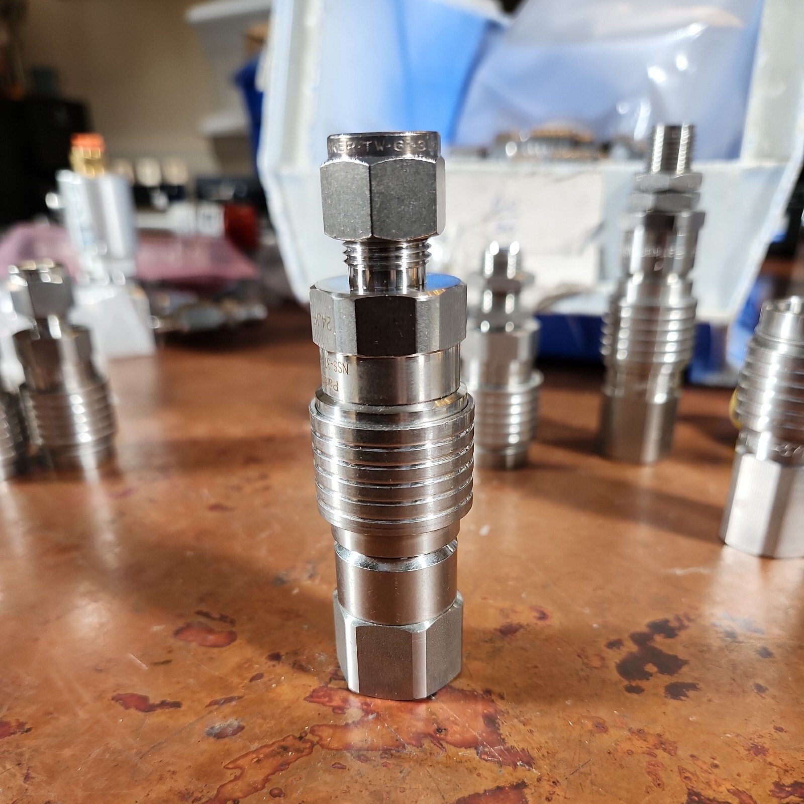 Parker NSS-372-6FO & NSS-371-6MA Couplers