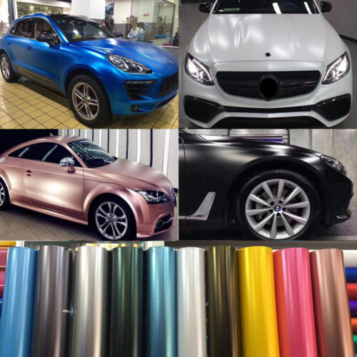 Satin Pearl Metallic Vinyl Film For Whole Car Auto Wrapping Graphics Bubble Free