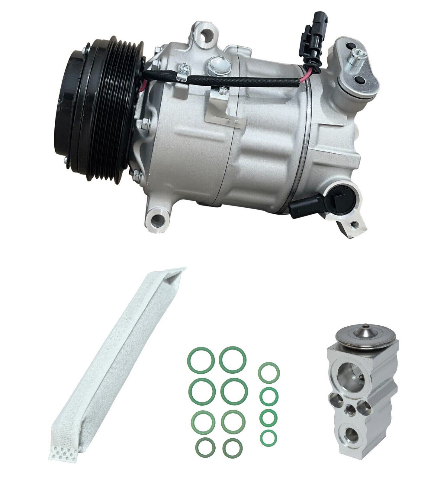 AC Compressor Kit – Fits 1999-2005 Chevrolet Blazer 4.3L – Remanufactured By Four Seasons