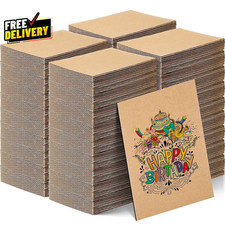 400 Pcs 5 X 7 Inch Corrugated Cardboard Sheets for Mailers 2 Mm Thickness Flat