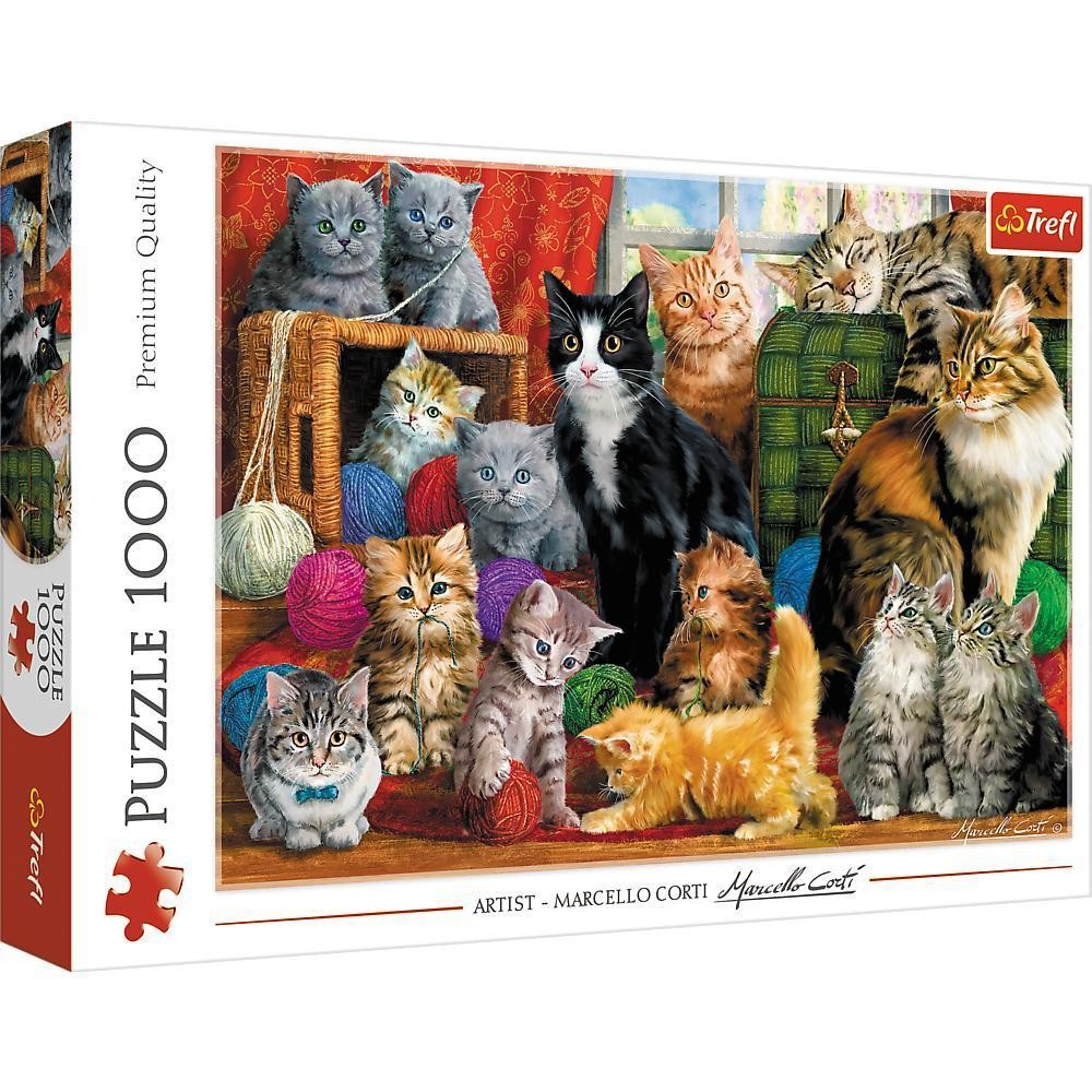 Trefl Sa Puzzles - '1000' - Katzentreffen - Bild 2