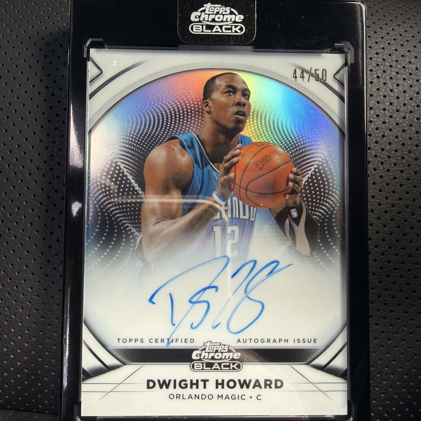 2025-26 Topps Chrome black - Autograph Issue Dwight Howard Gold Refractor /50