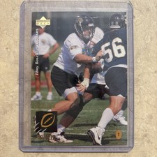 TONY BOSELLI ROOKIE CARD 1995 Upper Deck STAR RC Jacksonville Jaguars Football. rookie card picture