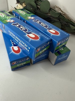 (5) Crest Plus Scope Outlast Complete Whitening Mint toothpaste 5.4Oz Exp 07/28
